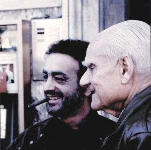 Domenico Colantoni e Alberto Moravia