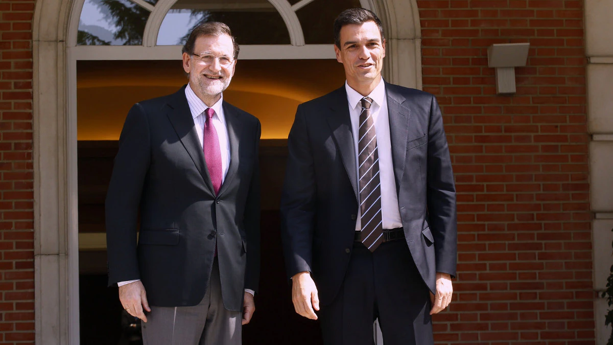 Mariano Rajoy e Pedro Sanchez