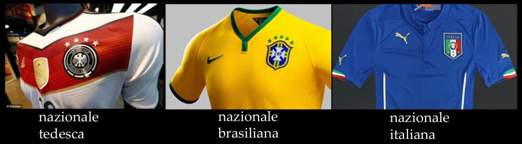 tra le maglie delle nazionali plurivincitrici del mondiale solo quellanuova italiana non esibisce le stelle delle vittorie sopra la bandiera ma le ha rese praticamente invisibili rimpicciolendole e mettendole dentro lo scudetto invece che sopra