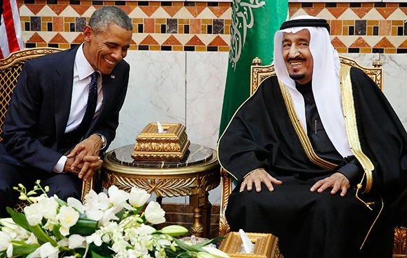 Obama con Re Salman