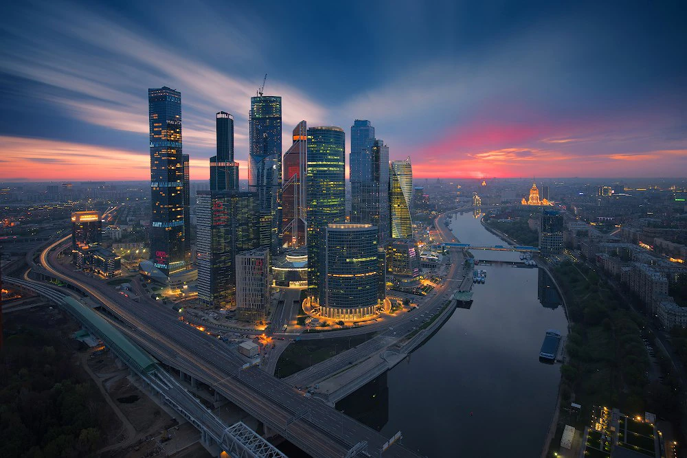 il quartiere dei grattacieli moscoviti