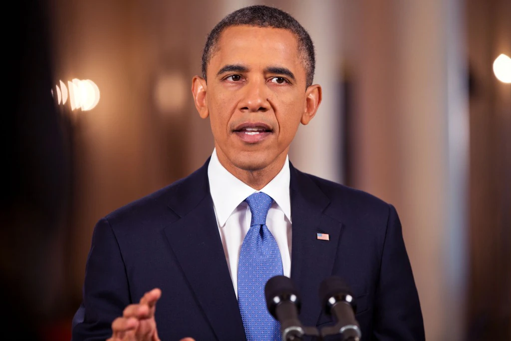 President Barack Obama delivers remarks regarding the U.S. Supreme Court decision upholding the ÒPatient Protection and Affordable Care Act,Ó in the East Room of the White House, June 28, 2012. (Official White House Photo by Pete Souza)