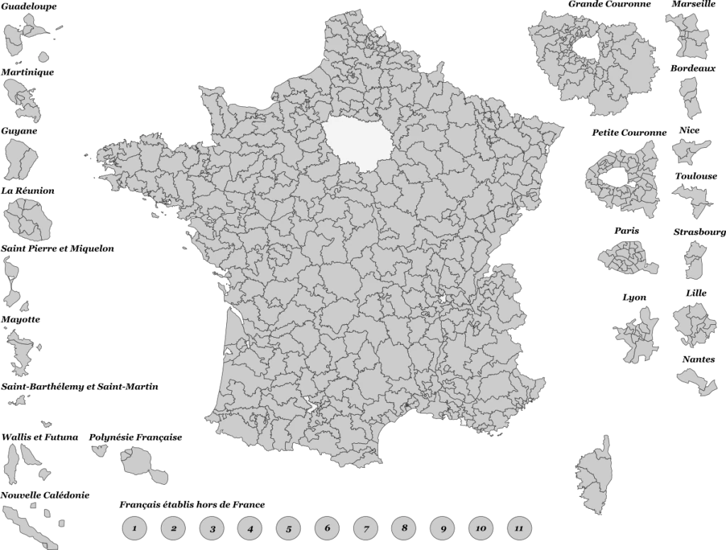 Circoscrizioni Francia