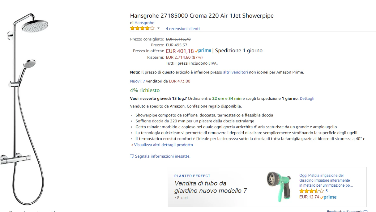 Doccia Hansgroe Amazon