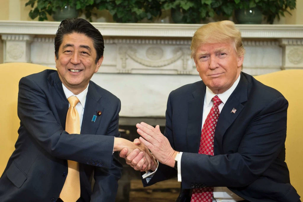 Shinzo Abe Donald Trump