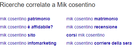 correlate cosentino google